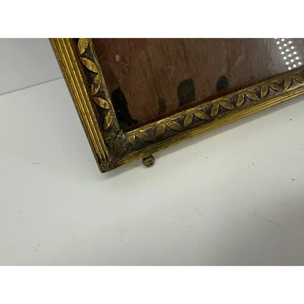 Vintage Ornate Gold Tone Metal Picture Frame 8x10 Regency Victorian Photo Decor